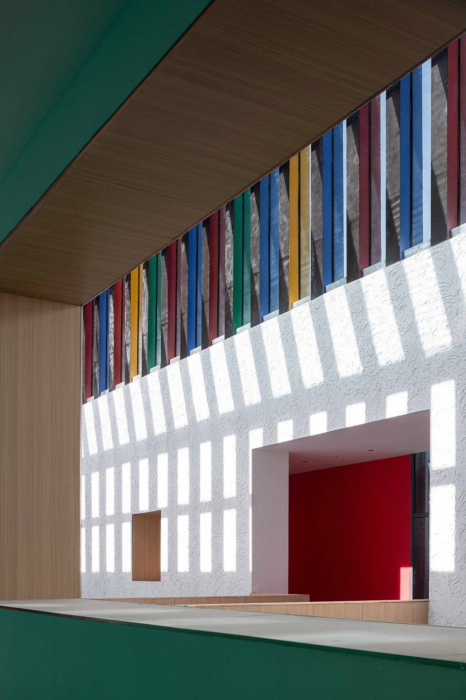the multifunctional art center of lhozhag county middle school by shenzhen huahui design