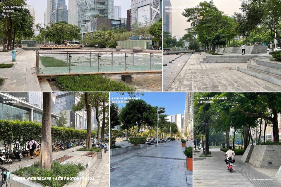 Public Water Pool Renovation in Shenzhen Nanshan Commercial and Cultural Center District by eLandscript Studio