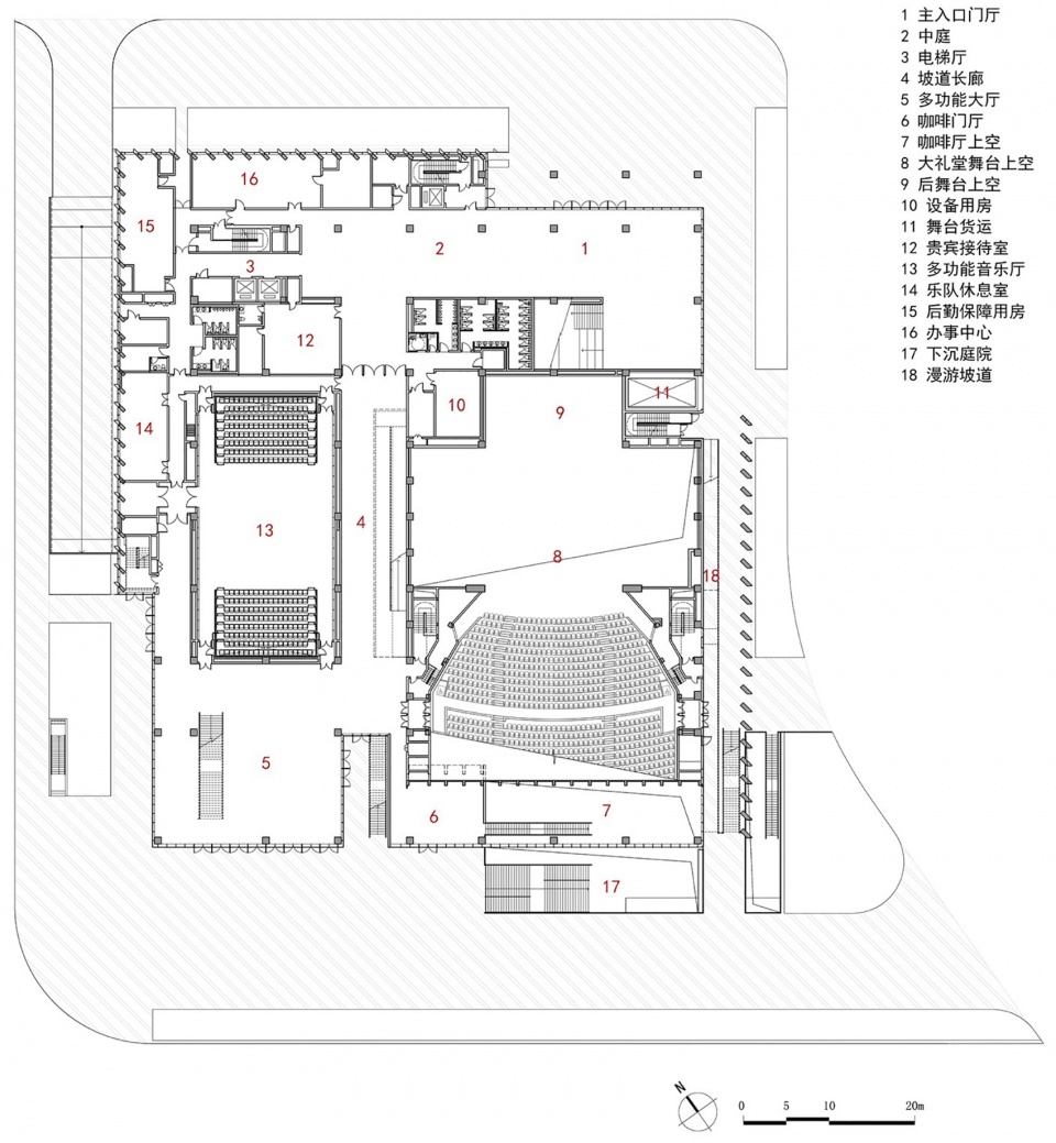 Yijia Building of Tongji University Students Activity Center in Jiading Campus by ongji Architectural Design Group Co. Ltd ATELIER LPLUS