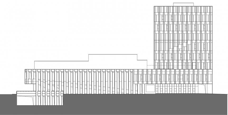 Yijia Building of Tongji University Students Activity Center in Jiading Campus by ongji Architectural Design Group Co. Ltd ATELIER LPLUS
