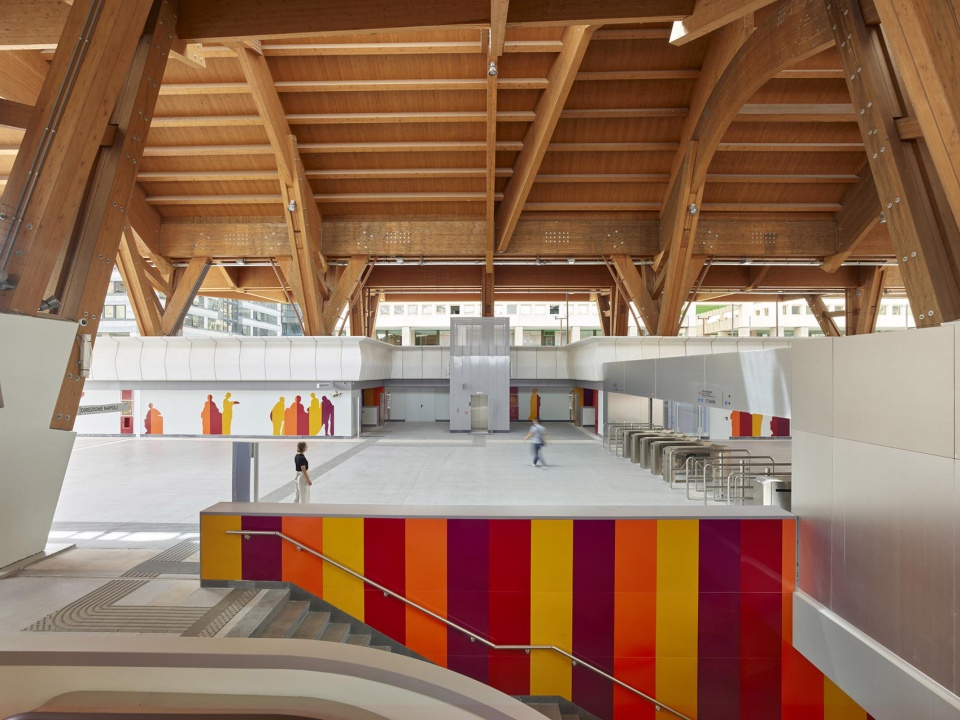 naples underground central station centro direzionale by embt