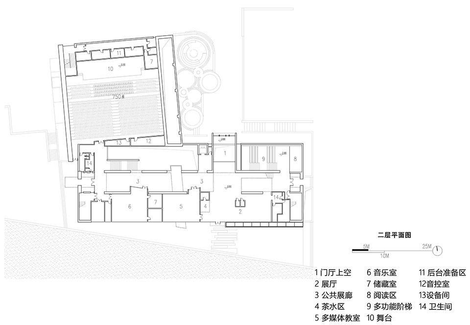 the multifunctional art center of lhozhag county middle school by shenzhen huahui design