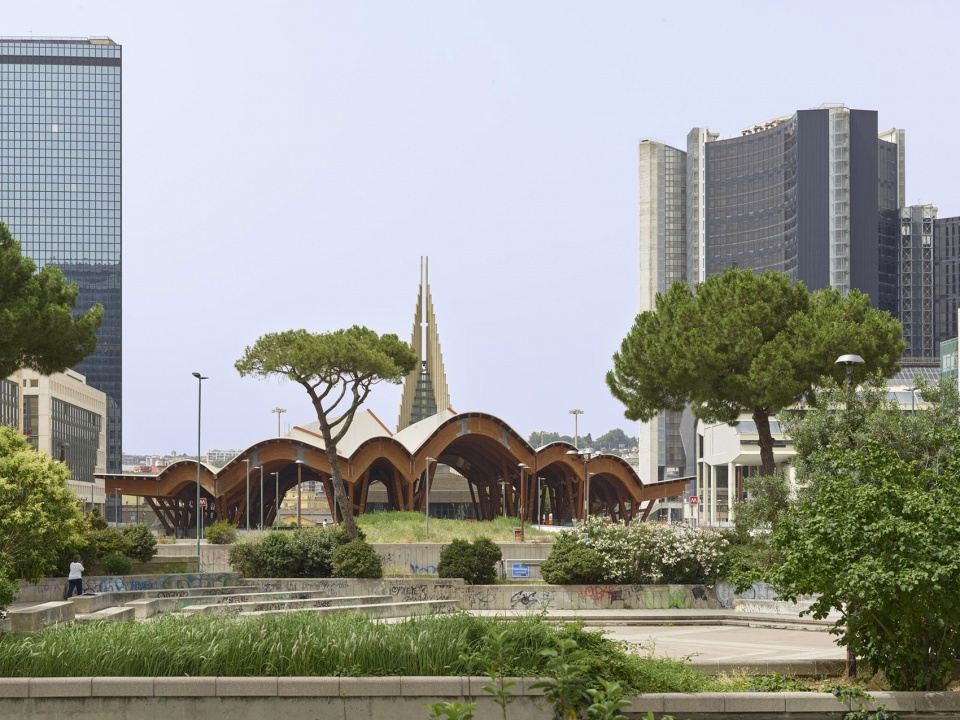 naples underground central station centro direzionale by embt