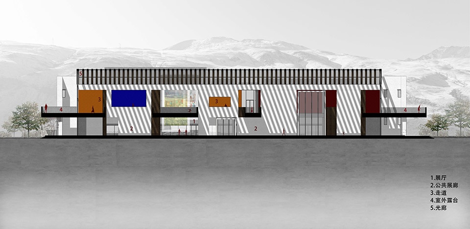 the multifunctional art center of lhozhag county middle school by shenzhen huahui design