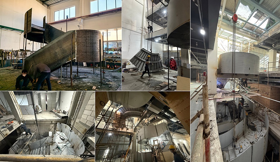 lafayette culture center renovation by they architects
