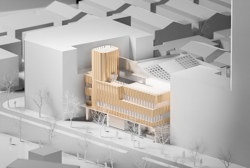 lafayette culture center renovation by they architects
