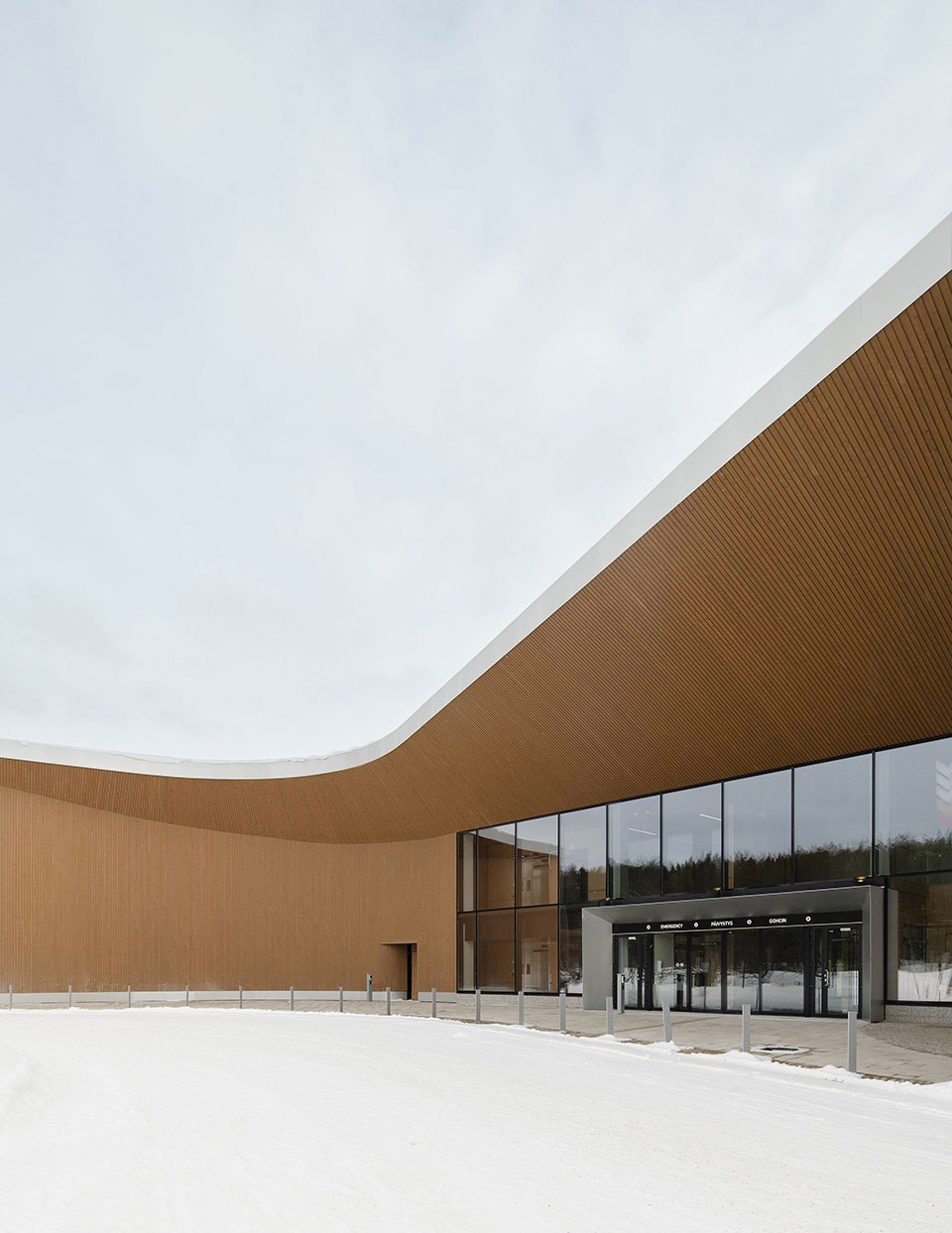 lapland central hospital extension by verstas architects