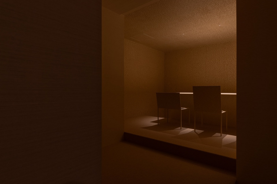 komorebi counter by takuya nakayama architects
