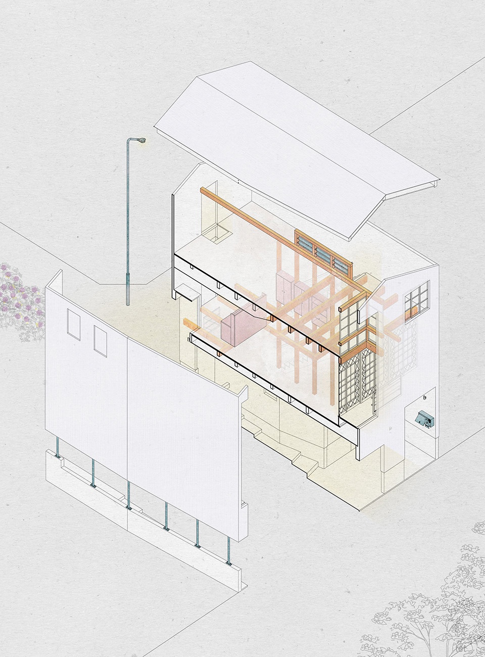 house in itabashi by terrain architects