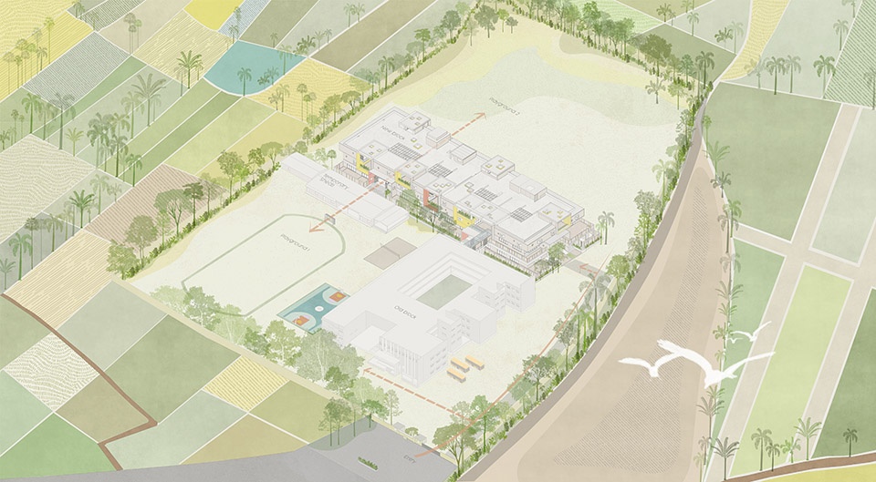 rainbow international school by spacefiction studio