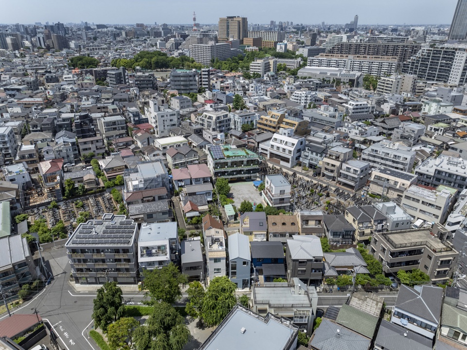house in itabashi by terrain architects