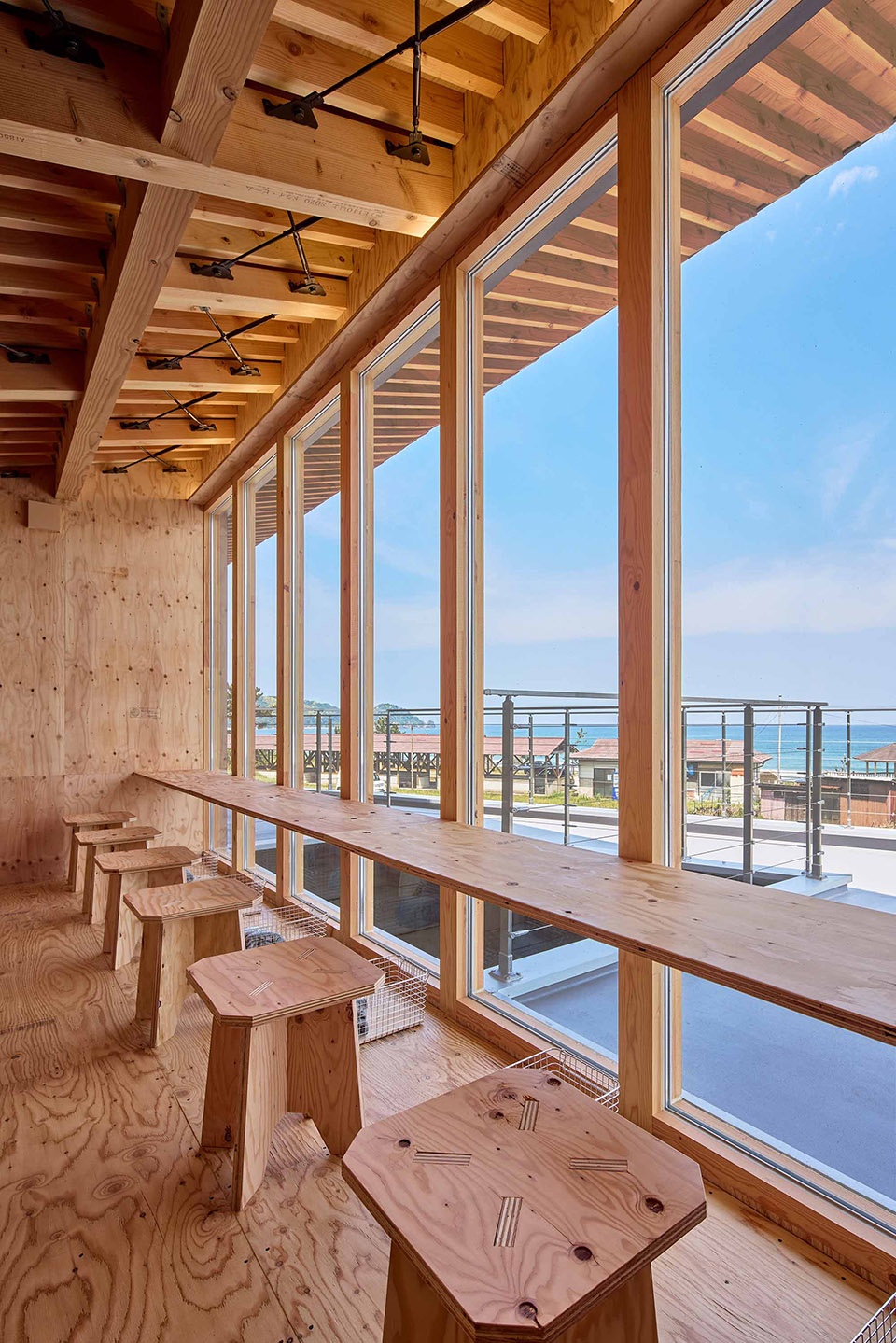 kugami terrace sunset cafe and small gallery by replus