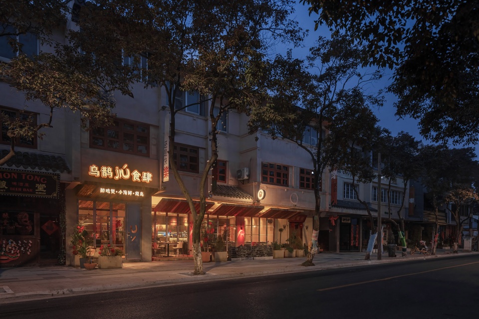 wuque jiu restaurant design by moon architects