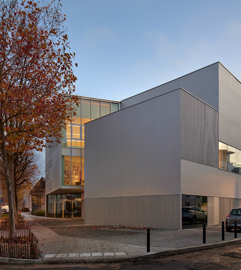charles aznavour conservatoire of music drama and dance by dominique coulon associes