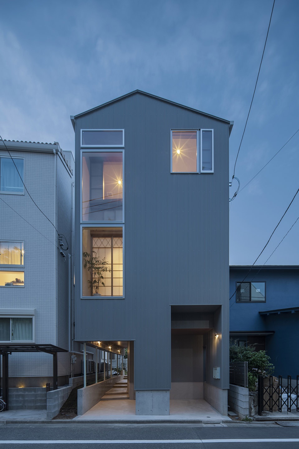 house in itabashi by terrain architects