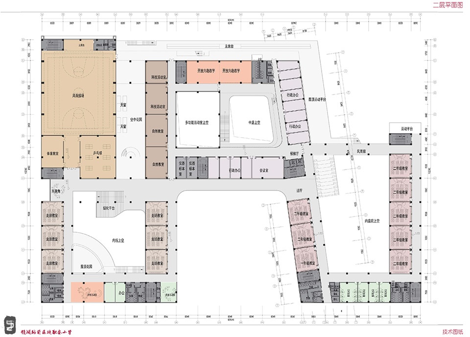 jingle new district zhanqian primary school by tjad