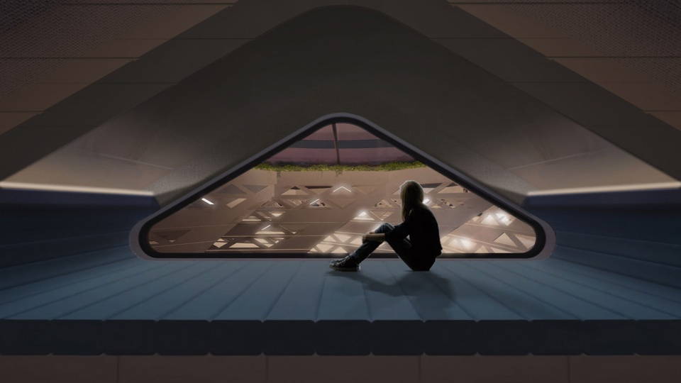 mars hydrosphere by clouds architecture office