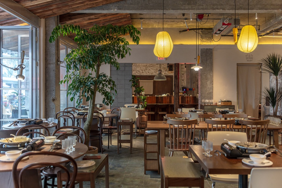 wuque jiu restaurant design by moon architects