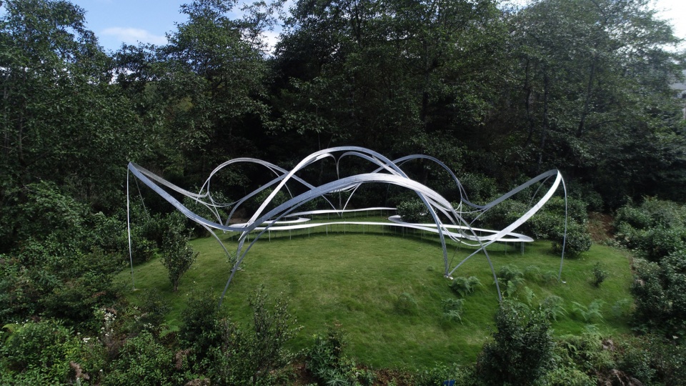 camellia theater on dali wuliangshan highland by kongxiangwei studio