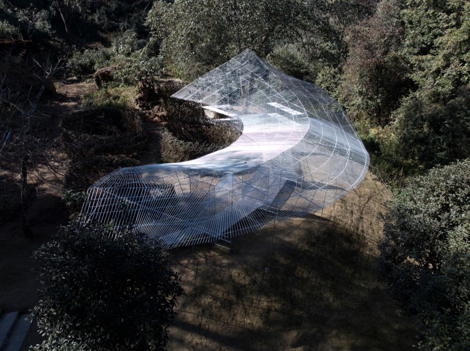 Dali Wuliang Mountain s Phoenix Feather Tea Pavilion by Kong Xiangwei Studio