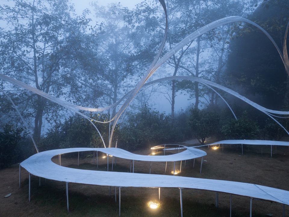 camellia theater on dali wuliangshan highland by kongxiangwei studio