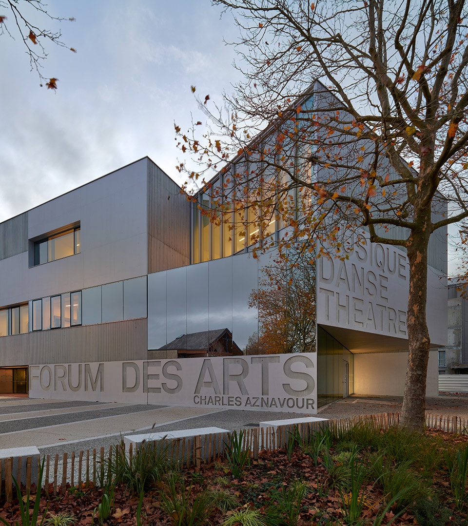 charles aznavour conservatoire of music drama and dance by dominique coulon associes