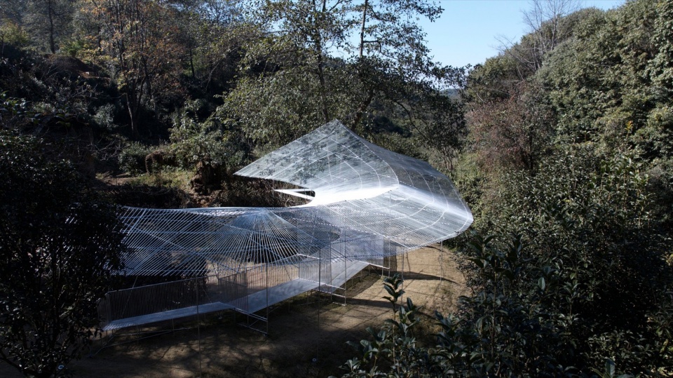 Dali Wuliang Mountain s Phoenix Feather Tea Pavilion by Kong Xiangwei Studio