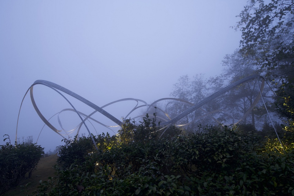 camellia theater on dali wuliangshan highland by kongxiangwei studio