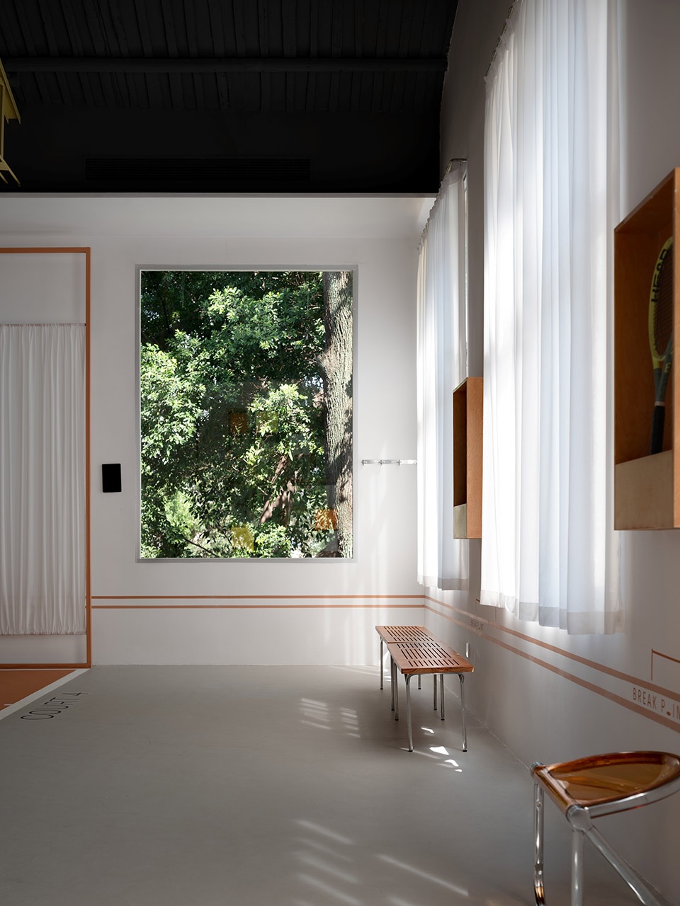 break point indoor tennis training center by for space design