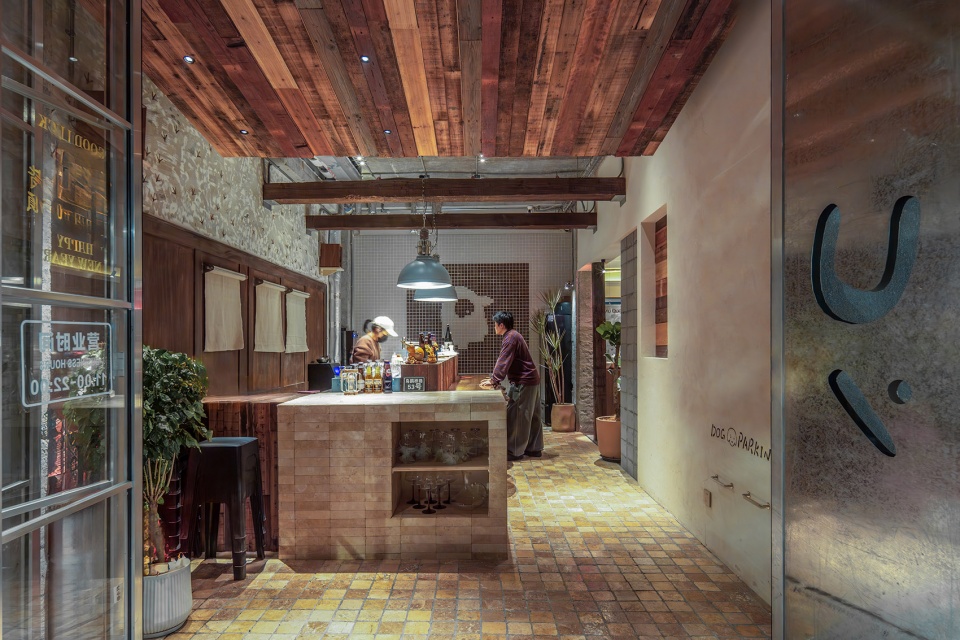 wuque jiu restaurant design by moon architects