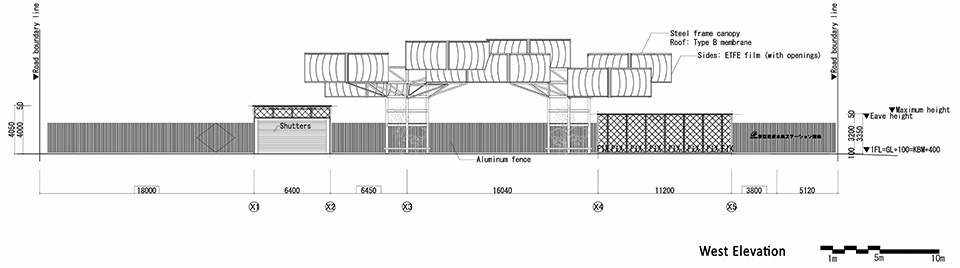 toagosei hydrogen station by osamu morishita architect and associates