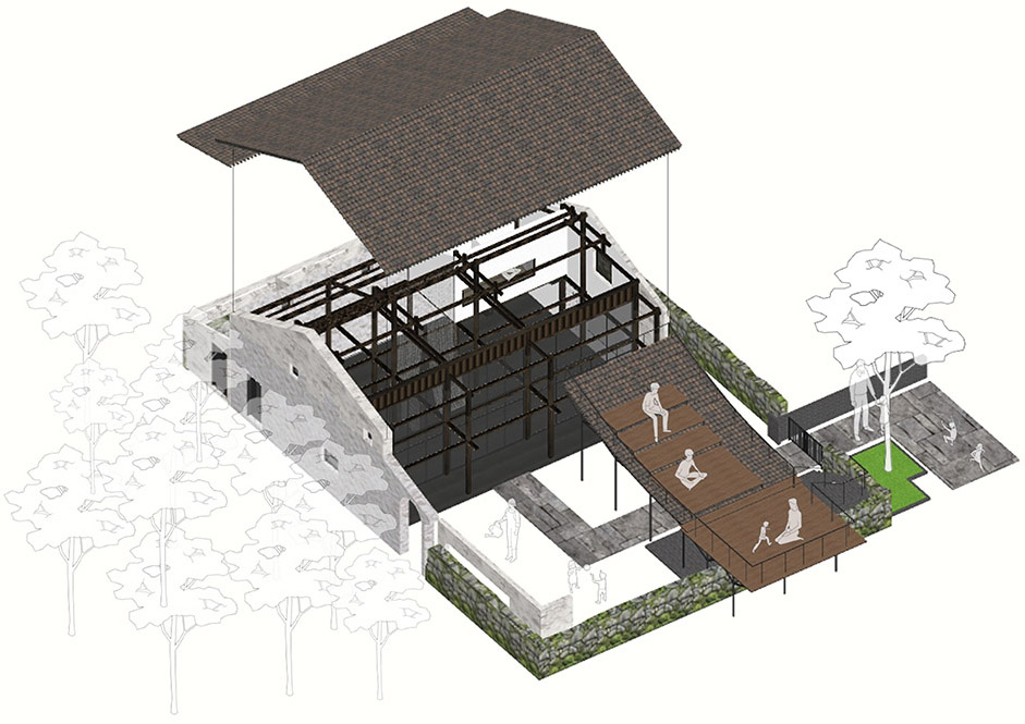 jiangxi village field study house by menjue architects
