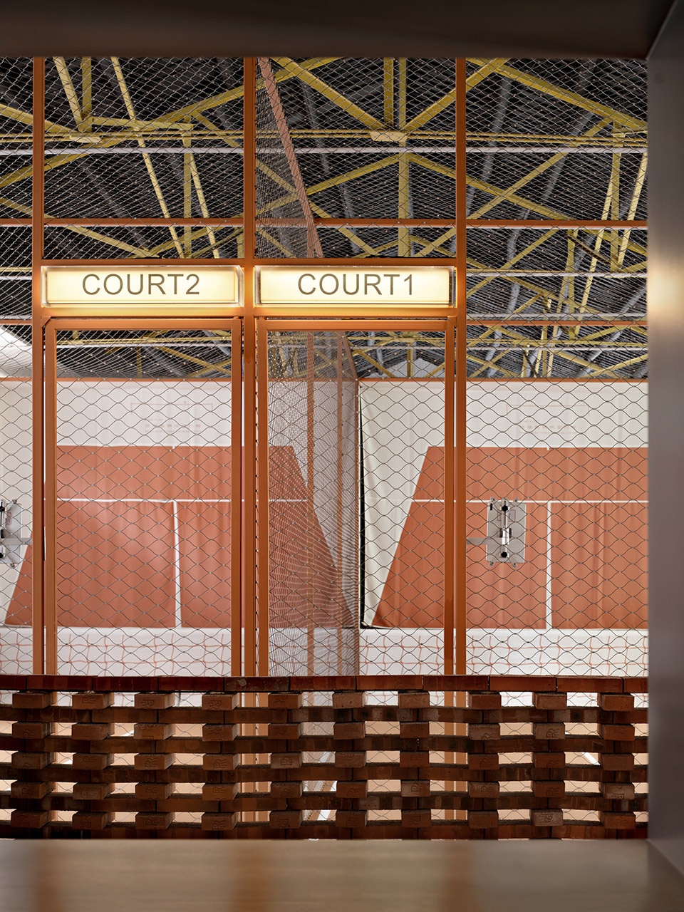break point indoor tennis training center by for space design