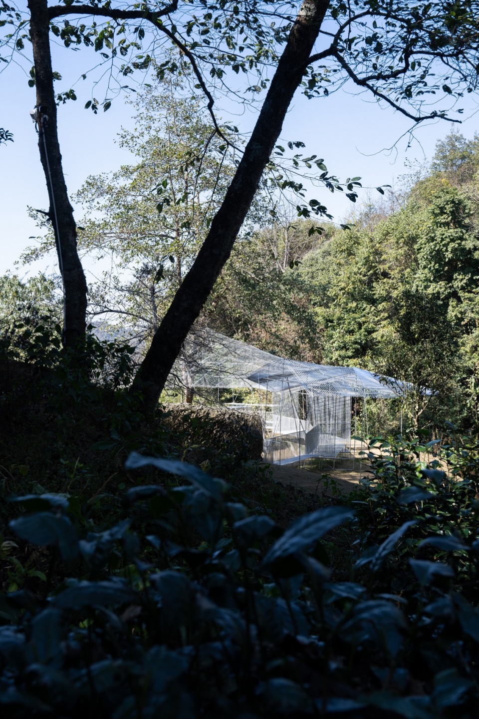 Dali Wuliang Mountain s Phoenix Feather Tea Pavilion by Kong Xiangwei Studio ctp