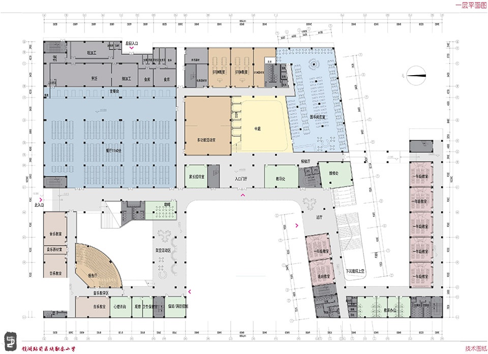 jingle new district zhanqian primary school by tjad