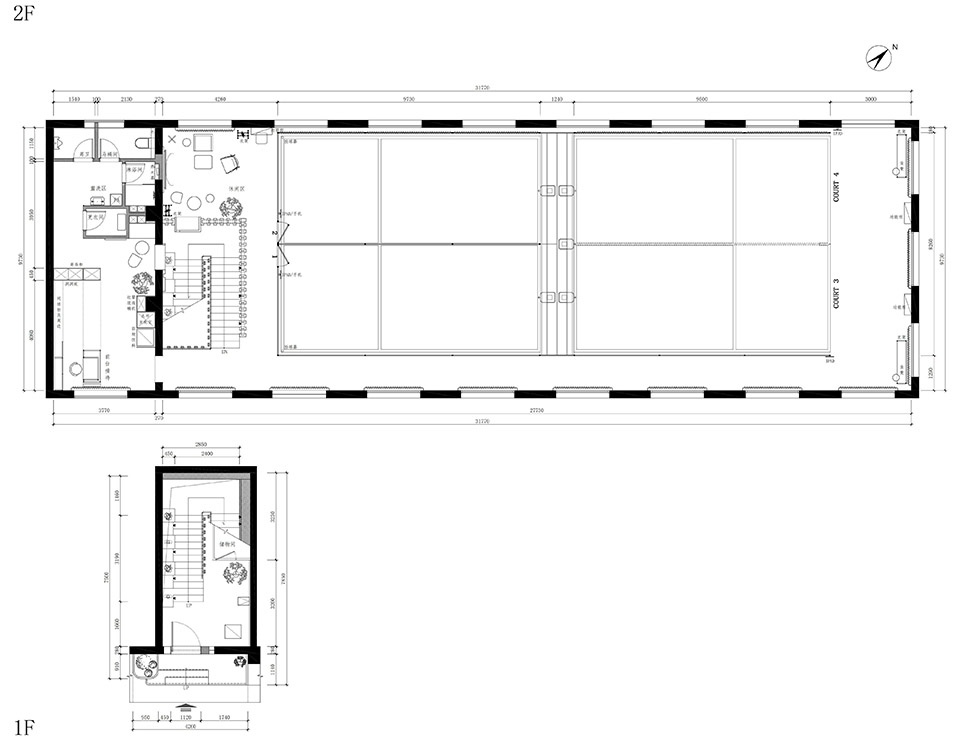 break point indoor tennis training center by for space design