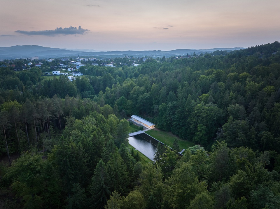 forest pool by mjolk architekti