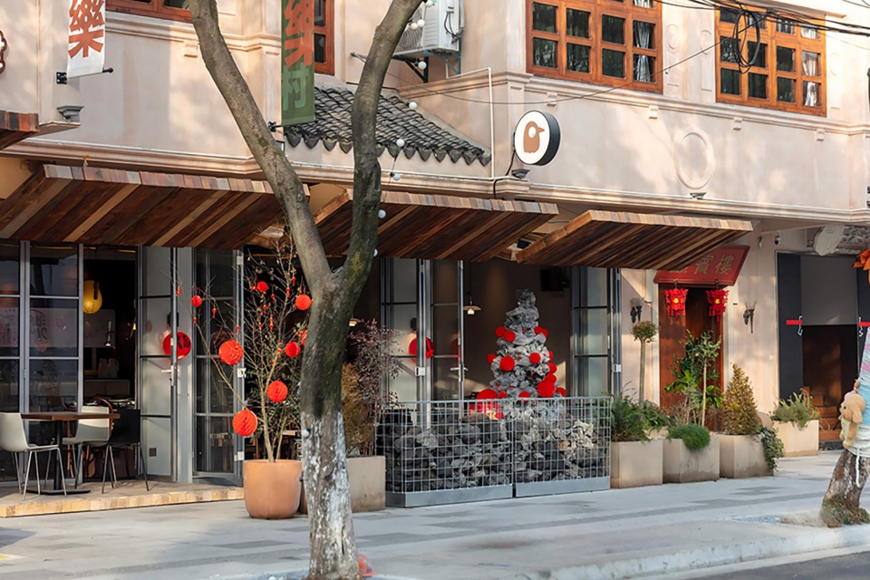 wuque jiu restaurant design by moon architects