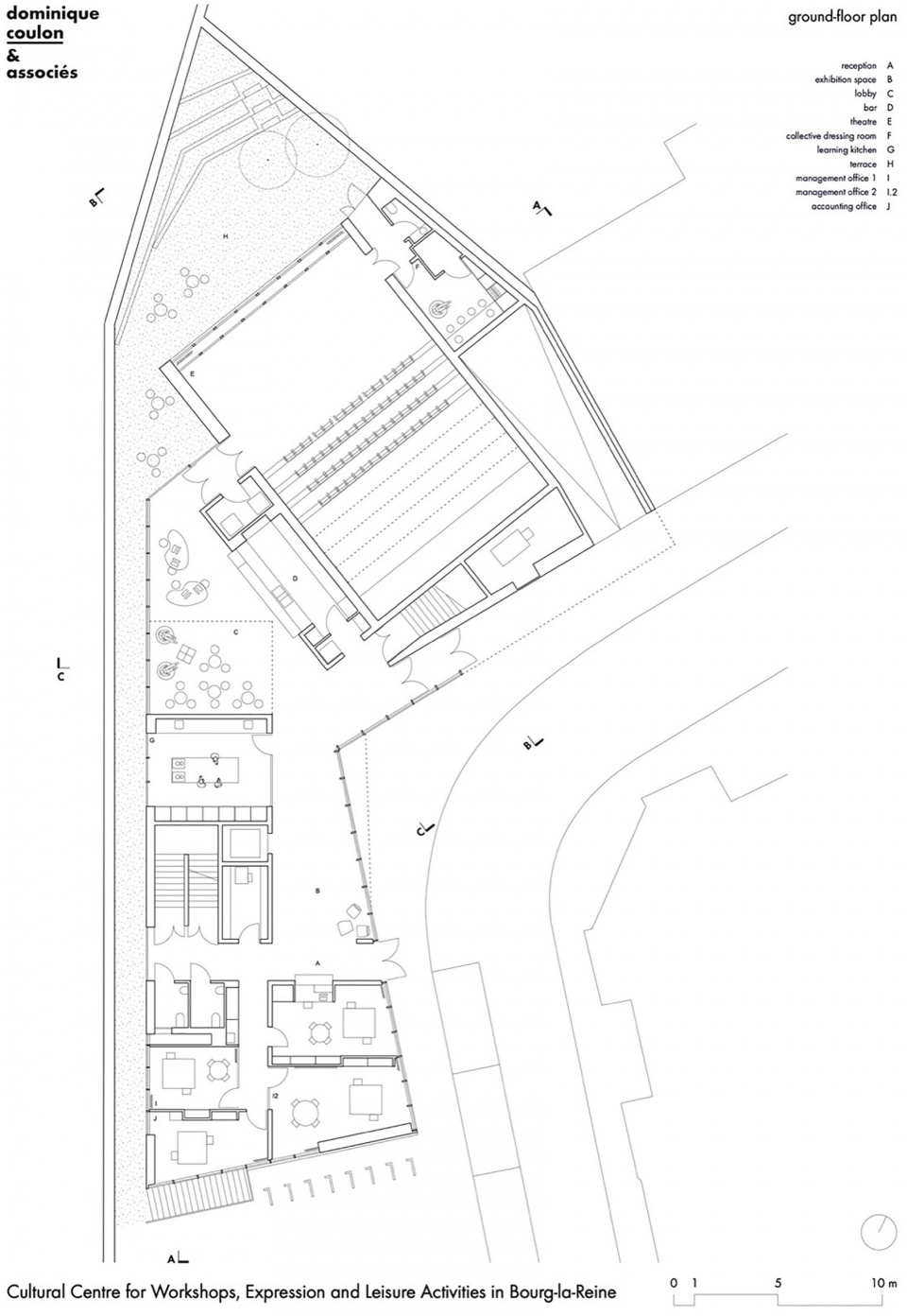 Cultural Centre in Bourg la Reine by Dominique Coulon Associes