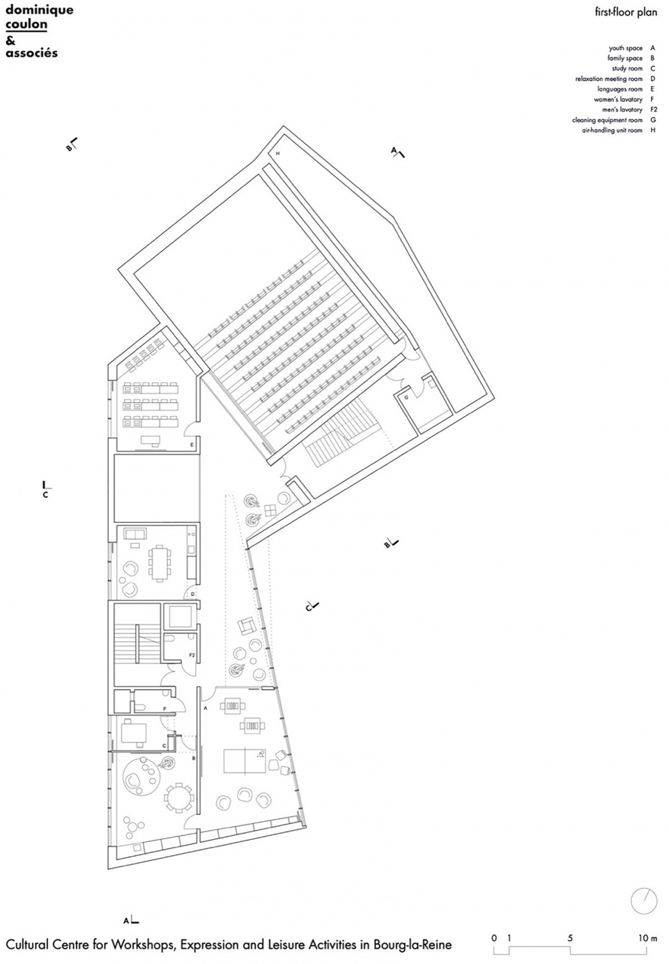 Cultural Centre in Bourg la Reine by Dominique Coulon Associes