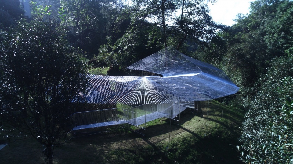 Dali Wuliang Mountain s Phoenix Feather Tea Pavilion by Kong Xiangwei Studio