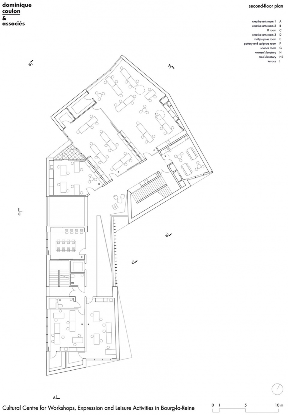 Cultural Centre in Bourg la Reine by Dominique Coulon Associes