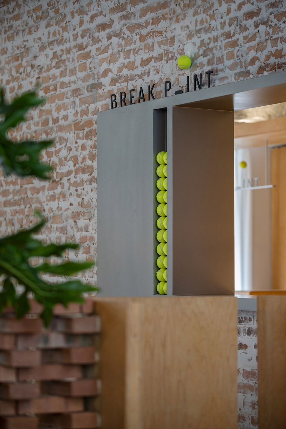 break point indoor tennis training center by for space design