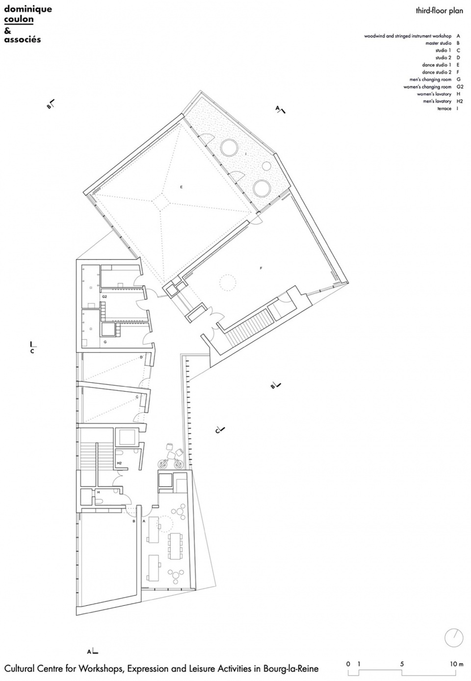 Cultural Centre in Bourg la Reine by Dominique Coulon Associes