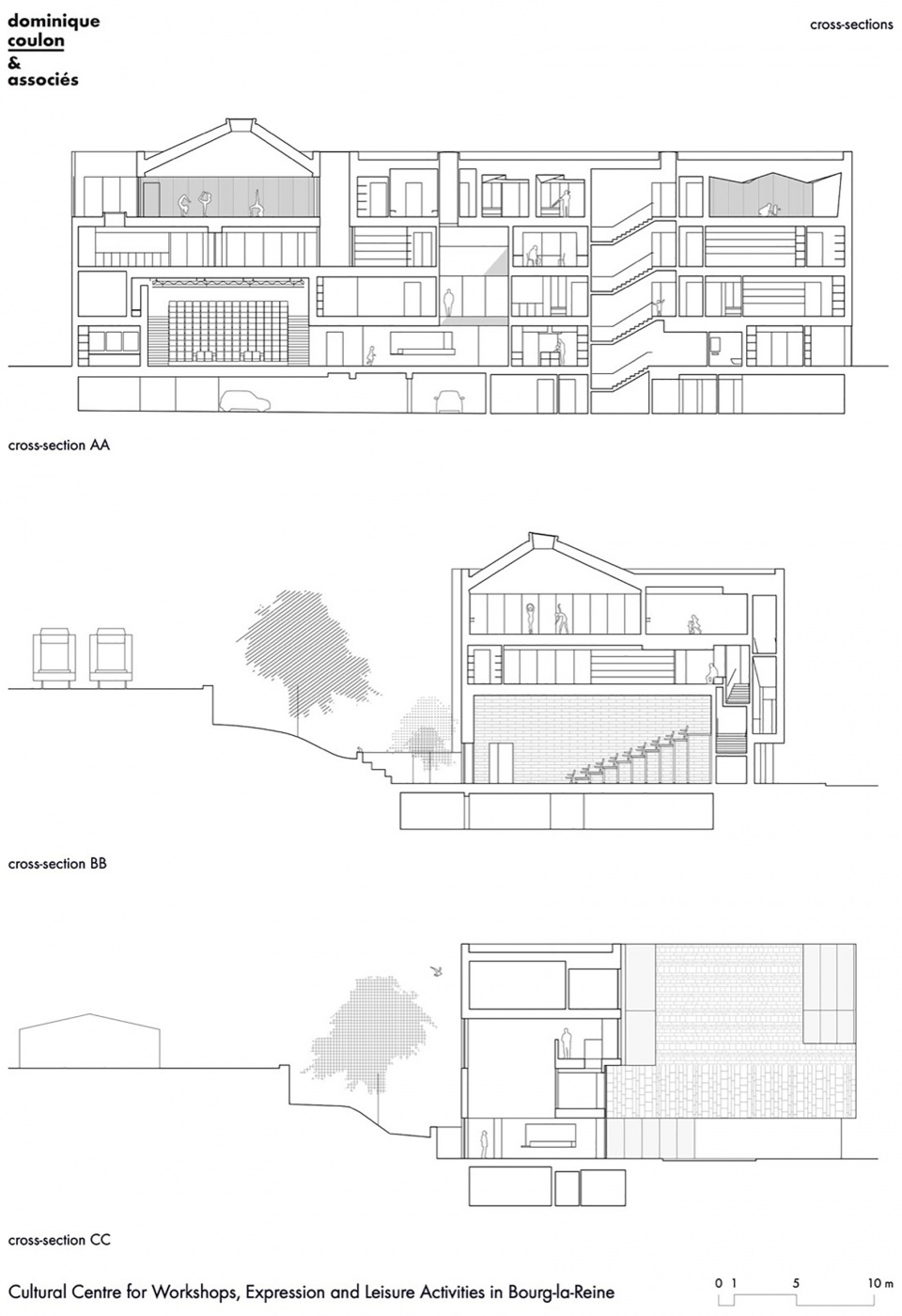 Cultural Centre in Bourg la Reine by Dominique Coulon Associes