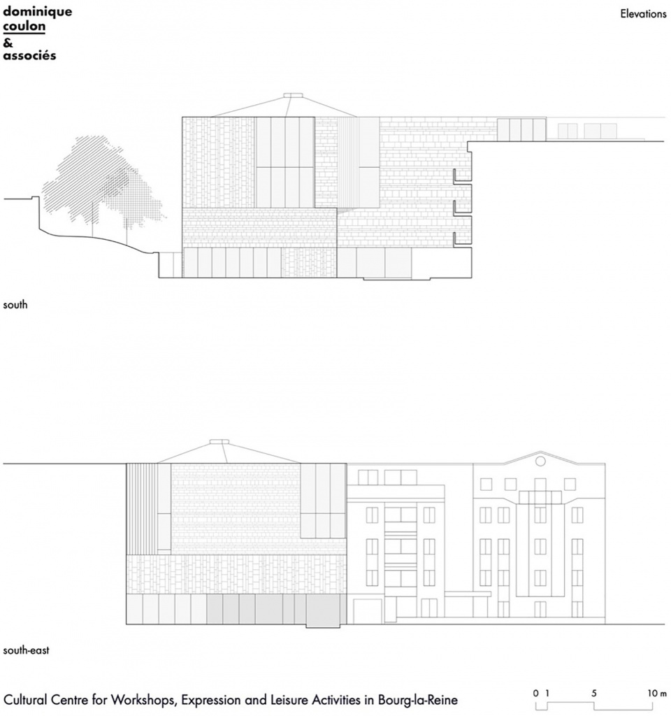 Cultural Centre in Bourg la Reine by Dominique Coulon Associes