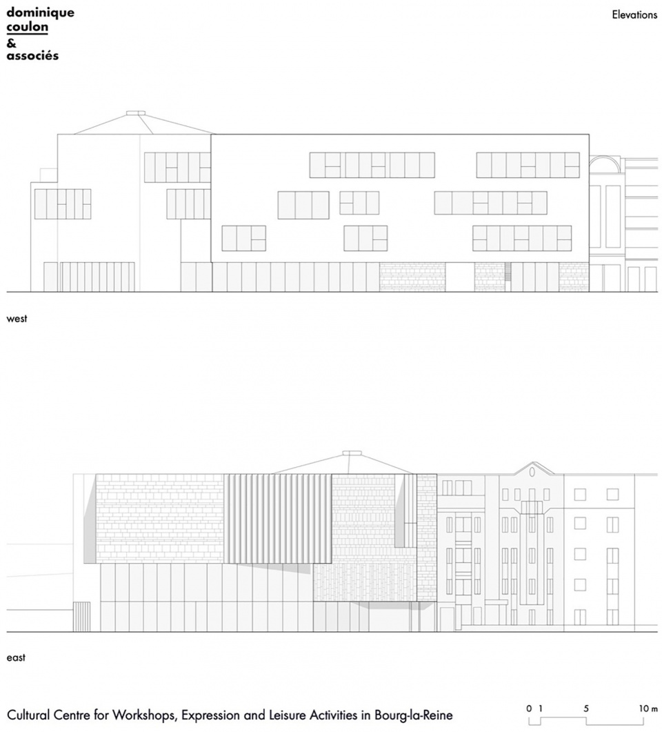 Cultural Centre in Bourg la Reine by Dominique Coulon Associes
