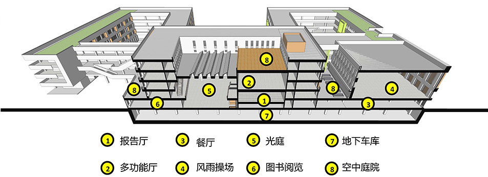 jingle new district zhanqian primary school by tjad