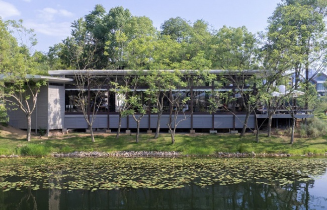 WX Building Design on CPI Island, Luhu Lake by Palimpsest