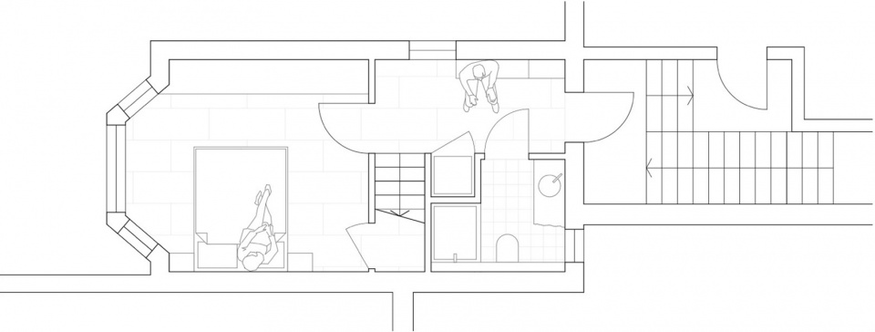 Apartment with a Mezzanine by OFFICE TEN ARCHITECTURE